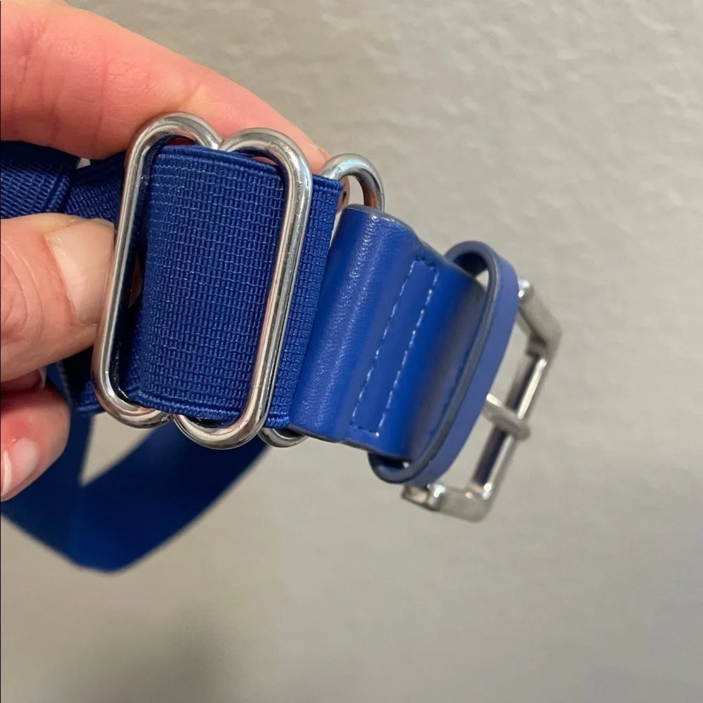 Under Armour Youth Size Royal Blue Baseball Belt